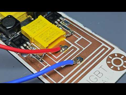 Super Easy IGBT Inverter – Powerful & Minimal Component Design!