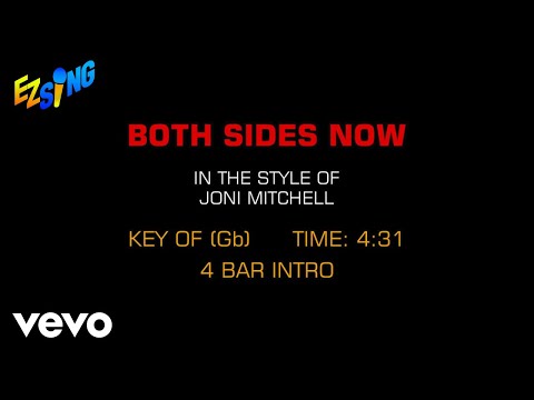 Joni Mitchell – Both Sides Now (Karaoke)