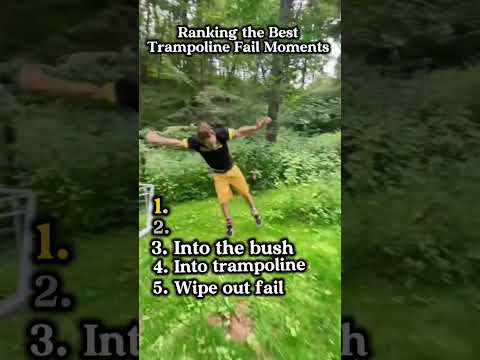 Ranking funniest trampoline fails #usashorts #usa #shorts