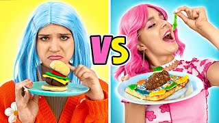 COMIDA REAL vs. COMIDA FALSA || ¡Desafío de Cocina! Trucos y Recetas de Cocina