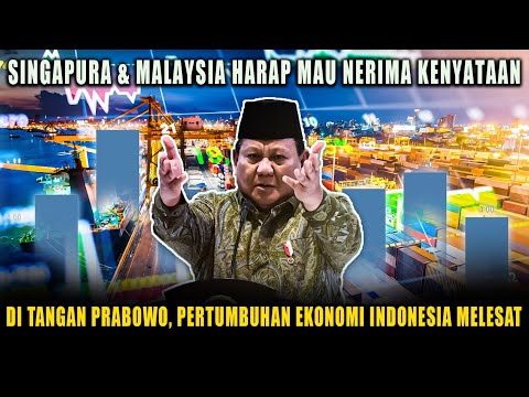 Ini Fakta, Di Tangan Prabowo Pertumbuhan Ekonomi Indonesia Kalahkan Singapura, Malaysia & China