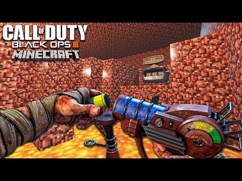 MINECRAFT NETHER ZOMBIES *CHALLENGE MODE* (Call of Duty Custom Zombies)