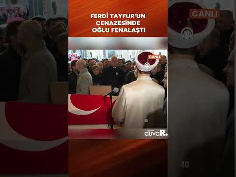 Ferdi Tayfur'un cenazesinde oğlu fenalaştı #shorts