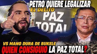 🚨🇨🇴 RESULTADOS de BUKELE DESTRUYEN la ESTRATEGIA de PETRO 🇸🇻🚨 Caos en Colombia, Orden en El Salvador