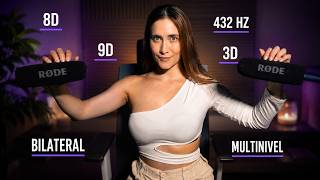 ASMR 432 hz, 3D,  MULTINIVEL, 8D, 9D Y BILATERAL! Tu Eliges | Asmr español | Asmr with Sasha