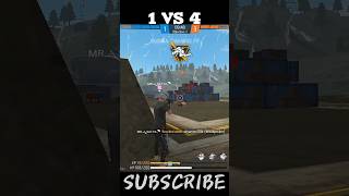 1vs4 Destroyed in Seconds 😱 Woodpecker 🤯#shorts @DURGAGAMINGff602