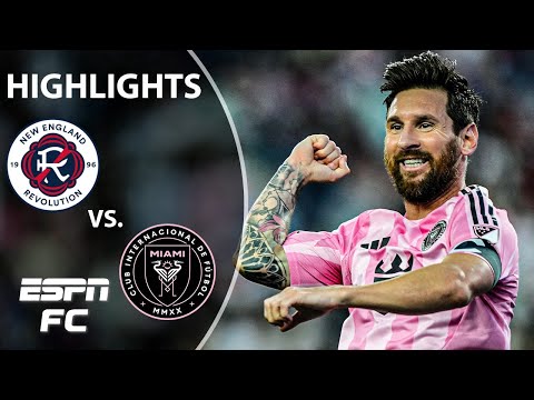 MESSI'S 4TH-STRAIGHT BRACE 😱 New England Revolution vs. Inter Miami | MLS Highlights | ESPN FC thumbnail