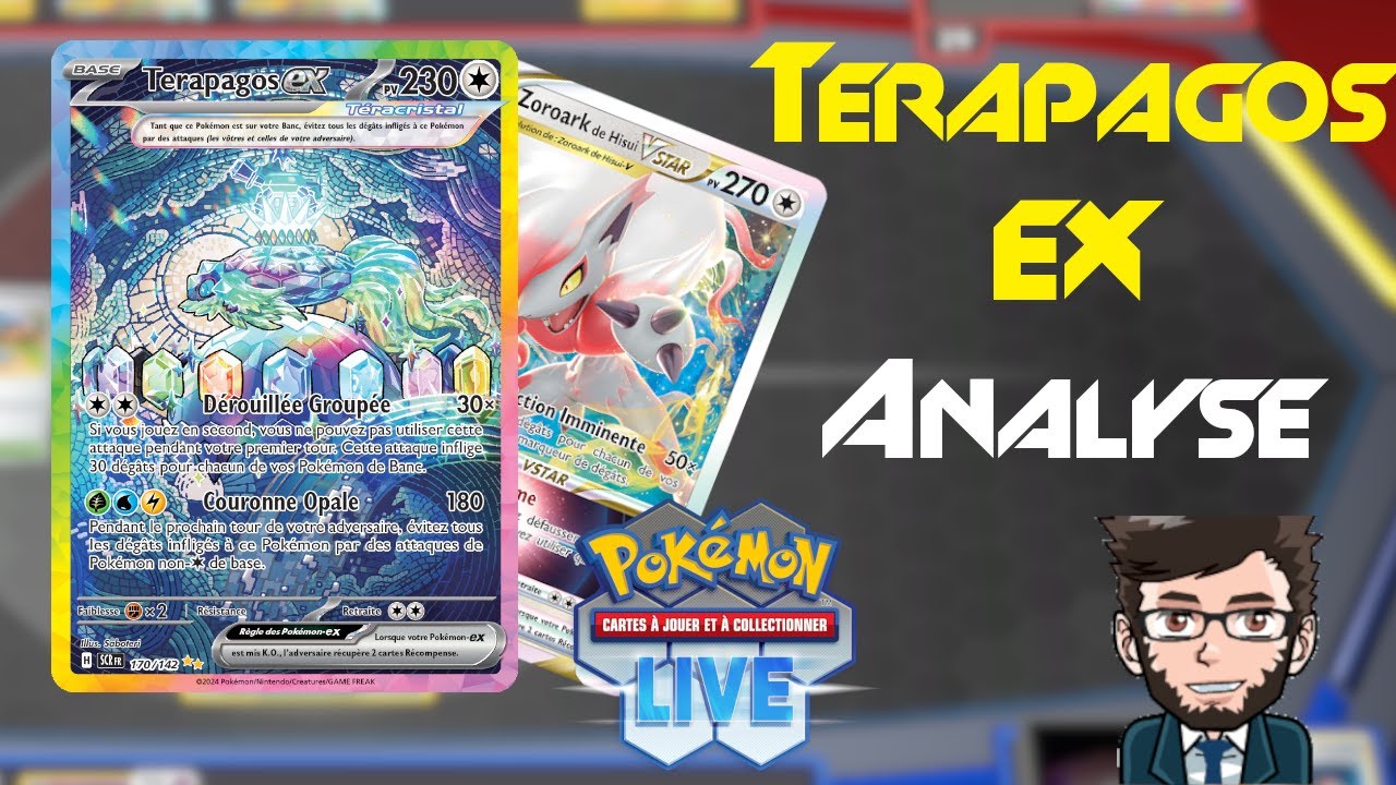 LA COURONNE STELLAIRE EST ARRIVEE ! - Analyse #165 du deck Terapagos EX sur Pokémon TCG Live