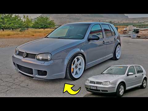💥de CHATARRA a JOYA 💎 TRANSFORMO por COMPLETO un GOLF MK4 GTI