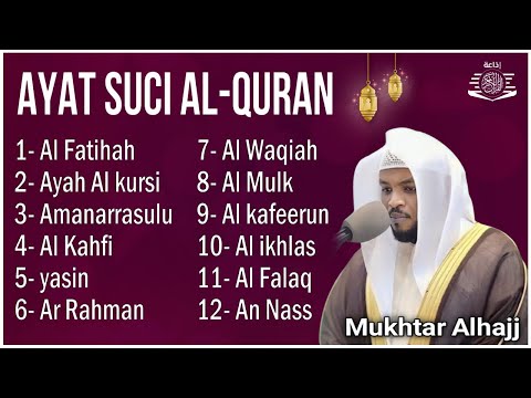 Ayat Suci AlQuran | Alfatiha,Ayah Alkursi, Alkahfi,Yasin,Alwaqia,Arrahman,Almulk, Almoeathat