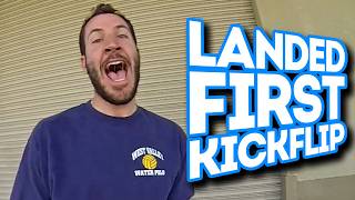 YOU TOO can land your first KICKFLIP!