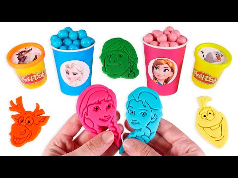 Sorpresas y Manualidades con Play Doh de FROZEN ❄️ Videos para niños