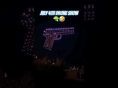 July 4th Drone Show went next level for President Donald Trump #drone #dronevideo Labor Day