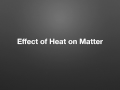 States and Properties of Matter
