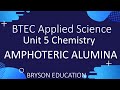 Chemistry Lesson on Amphoteric Behavior of Alumina