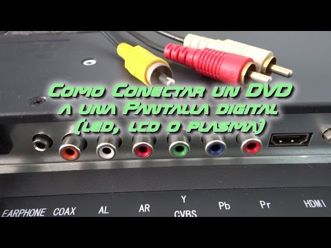 COMO CONECTAR UN DVD A UNA PANTALLA DIGITAL #conectarDVD #Tutoscast