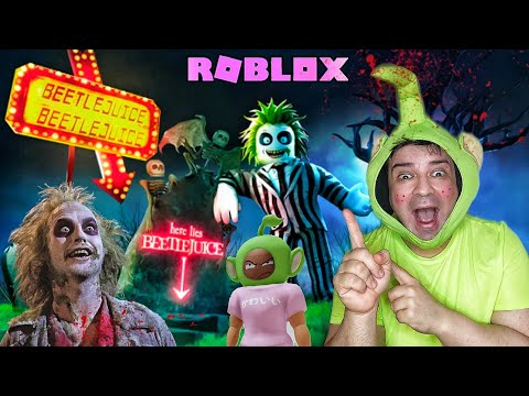 ¡ESCAPA DE BEETLEJUICE en ROBLOX! 😱 ¡NO LO VAS A CREER!