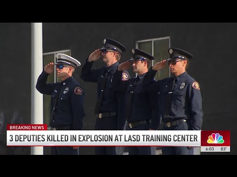 Emotional moments as people pay tribute to 3 fallen LASD deputies