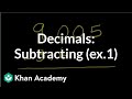 Subtracting Decimals: Key Concepts and Techniques