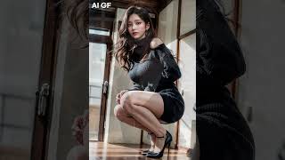 AI 룩북💝lookbook💝검정 원피스가 잘 어울리는 그녀 She looks good in a black dress #ai룩북 #ailookbook #슬롯 #슬롯실시간