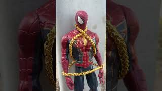 Hulk saves Spiderman from Joker