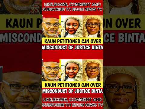 BREAKING UPDATE ON NNAMDI KANU JUDICIARY EXPOSED AS NNAMDI KANU PETITIONED CJN OVER MISCONDUCT