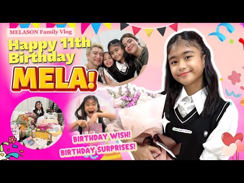 Happy 11th Birthday Ate Mela | MelaSon Family Vlog