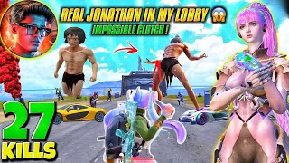 JONATHAN GAMING WITH ELF SET AGAINST NEW BIZON LVL 7 SKIN ULTIMATE SET 🔥 3.9 UPDATE - BGMI GAMEPLAY