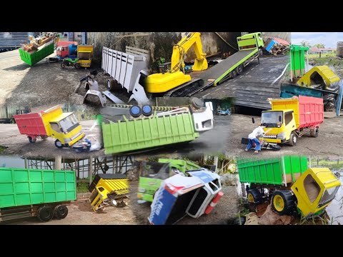 hari apes tidak ada di kalender, kumpulan kecelakaan Truk di tempat berbeda versi miniatur
