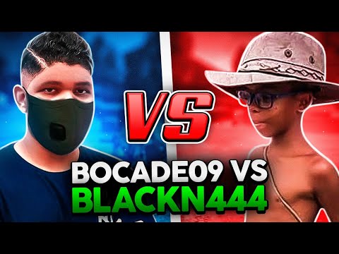 BLACKN444 VS BOCADE09! O X1 MAIS ENGRAÇADO FREE FIRE