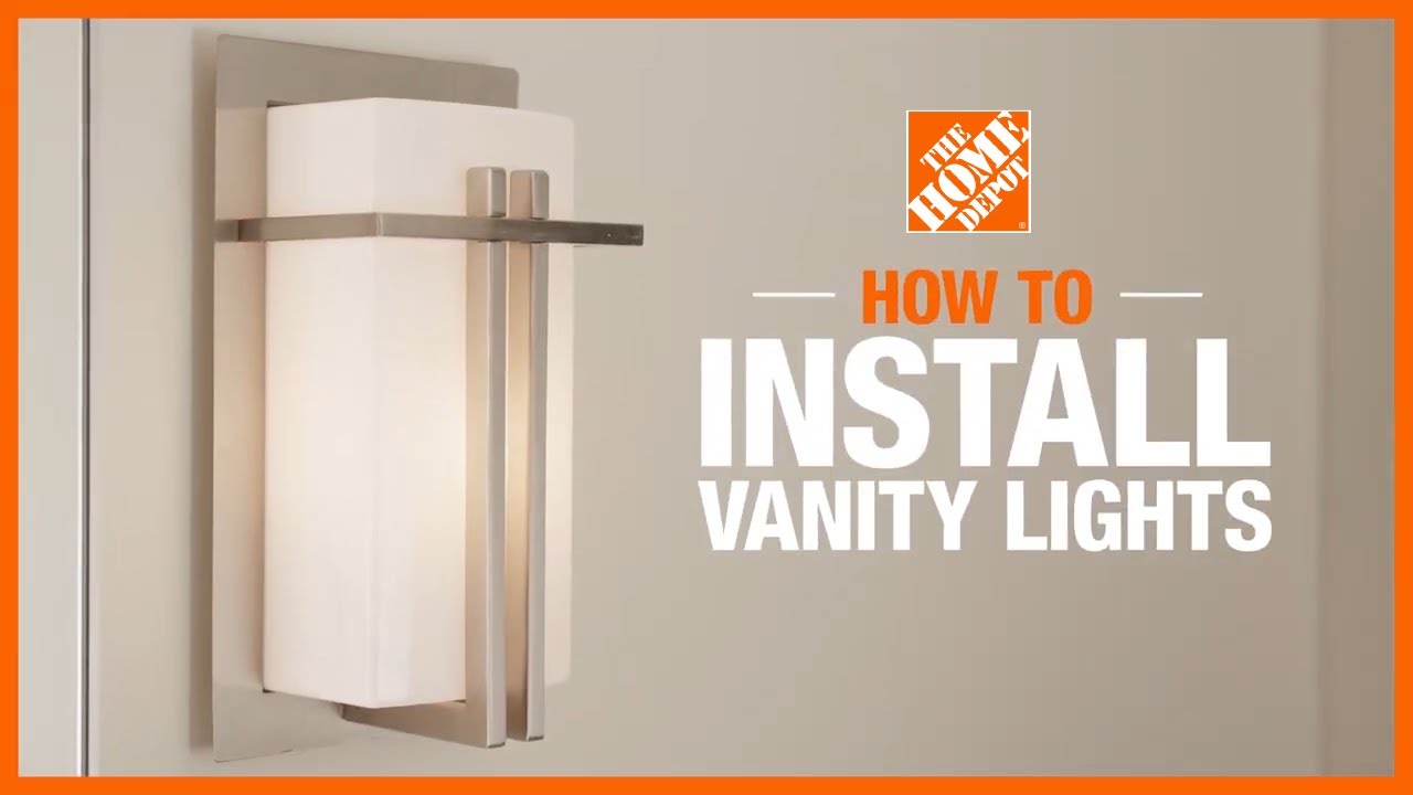 How to Install Vanity Lights