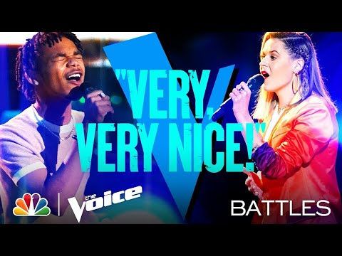 Cam Anthony vs. Emma Caroline - Dan + Shay and Justin Bieber's "10,000 Hours" - Voice Battles 2021