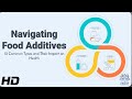 Food Additives and Their Effects