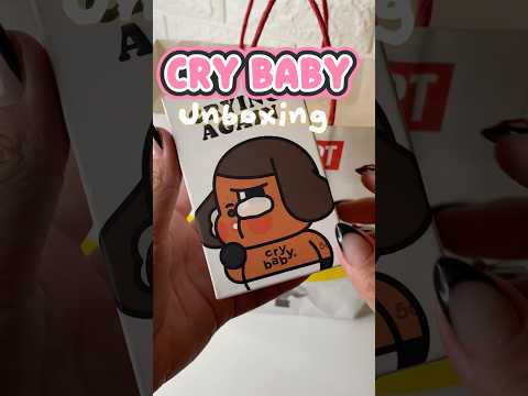 Cry Baby (Llorando otra vez) Pop mart 🎀💖✨😊 UNBOXING !!!