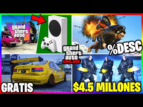 Nueva ACTUALIZACION! BUENAS NOTICIAS para XBOX! $4.5M x ESTO! EPICOS DESC$ & MÁS GTA Online