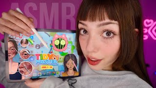 ASMR jogando no ipad até você dormir | Tapping e scratching + sussurro 😴 (parte 4)