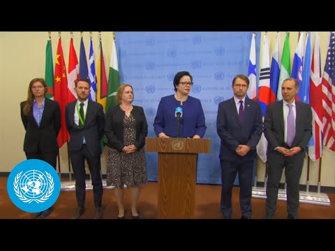 YouTube video thumbnail: E5 on Georgia - Joint Security Council Media Stakeout
