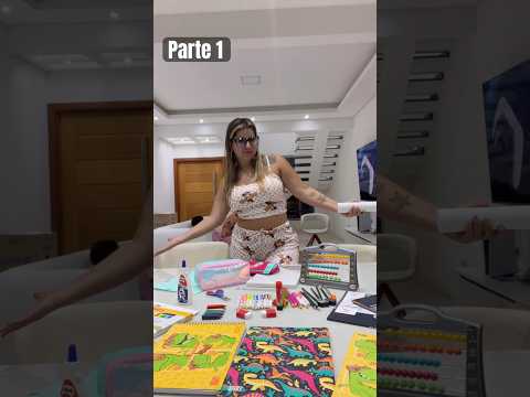 ORGANIZANDO OS MATERIAIS 📚🦖 pt 1