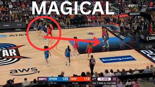 CAITLIN CLARK did her best to make the WNBA all star game magical