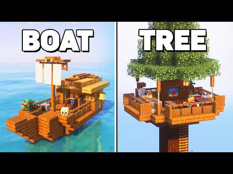 Minecraft: 3 NEW Simple Starter Houses!