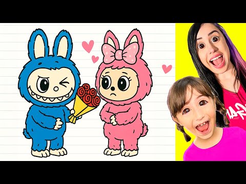 OS LABUBUS VÃO CASAR! TESTEI os MELHORES JOGOS de LABUBU com a MINHA MÃE! Filha Também Joga
