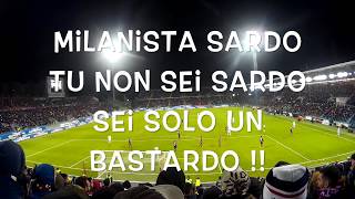Cagliari Milan  1-2 per i cinesi schifosi 21 01 2018   highlights dalla Curva Nord