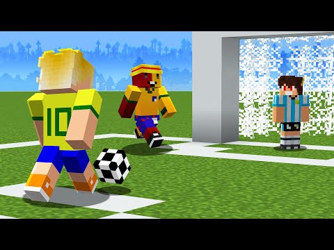 EU CRIEI A COPA DO MUNDO NO MINECRAFT da Creative Squad