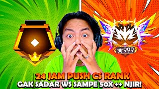 24 JAM PUSH CLASH SQUAD SAMPE GA SADAR 50X WINSTREAK GAK PERNAH KALAH! 🥶