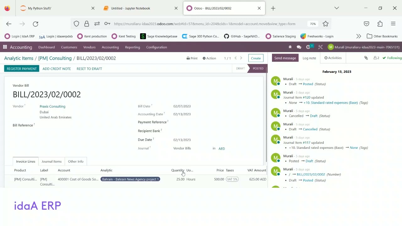 Analytic accounting benefits in odoo 16 | 18.02.2023

Why use Analytic Plans and Analytic Accounts in Odoo 16? Reach us at https://www.idaaerp.com/contactus.