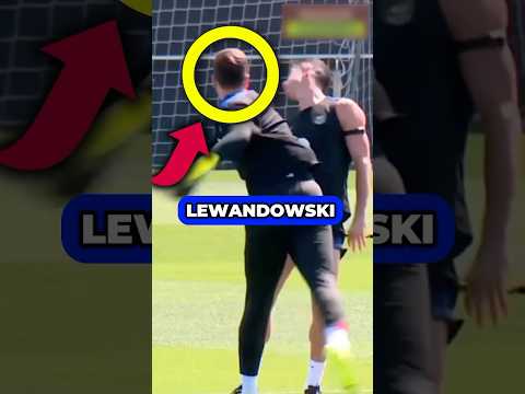 LEWY I SZCZĘSNY POBILI SIĘ NA TRENINGU?! #shorts