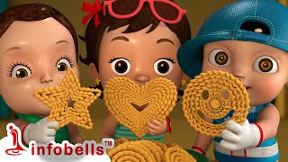 மொறு மொறு மொறு முறுக்கு, எனக்கு வேண்டும் முறுக்கு | Tamil Rhymes for Children | Infobells #muruku
