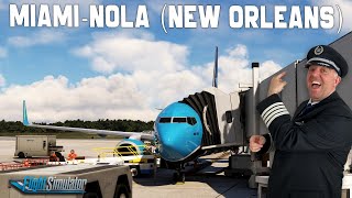 LIVE NOW Coastal Airways 737-700 Miami to HPN | Members Only