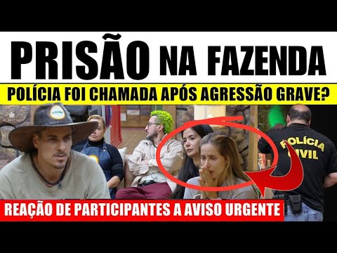 A FAZENDA 16, POLÍCIA ENTRA NA SEDE E SASHA SE COMPLICA GALISTEU TENTA MAS... INFELIZMENTE ATO PROI