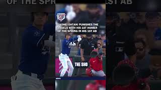 Dodgers' Shohei Ohtani Hits FIRST HOME RUN of the Spring Against His Former Team, Opposite Field